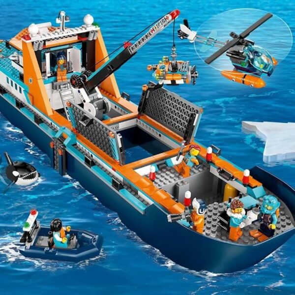 کشتی اکتشافی قطب شمال لگو سیتی 60368 | LEGO City Arctic Explorer Ship - Image 2