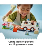 لگو دوبلو LEGO DUPLO 10447 آمبولانس و راننده آموزشی - Image 3