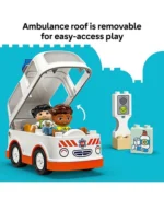 لگو دوبلو LEGO DUPLO 10447 آمبولانس و راننده آموزشی - Image 4
