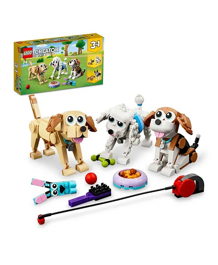 de95daecf79b9a.webp ست ساختنی لگو Creator 3in1 سگهای دوستداشتنی 31137 - Image 1