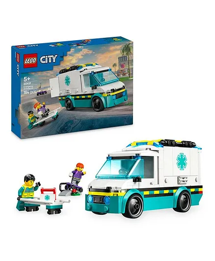 e2b7caea22852a.webp ست ساختنی لگو City: آمبولانس اورژانس | قهرمان شهر شوید