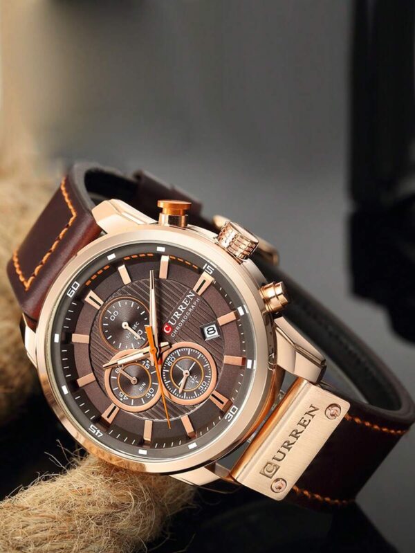 ساعت مچی مردانه کرِن (Curren) - طراحی کلاسیک با نمایشگر تاریخ - Image 2