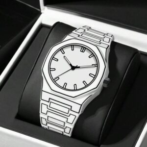 ساعت مچی مردانه ROMWE: طراحی کژوال با طرح راه راه
