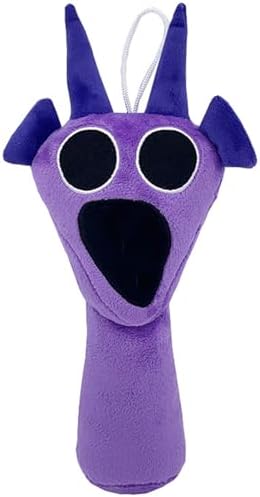 عروسک Sprunki مدل Durple B ارتفاع 20 سانتی‌متر – تم ترسناک با کوسن‌های موزیکال Wenda و Gray