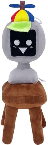 عروسک Sprunki مدل Mr.fun Computer ارتفاع 20 سانتی‌متر – تم ترسناک و موزیکال، مناسب هدیه