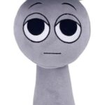 عروسک پولیشی اسپرانکی خاکستری مدل ZEBTMIU 2025 سایز 7.8 اینچ