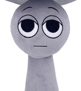 عروسک پولیشی اسپرانکی خاکستری مدل ZEBTMIU 2025 سایز 7.8 اینچ