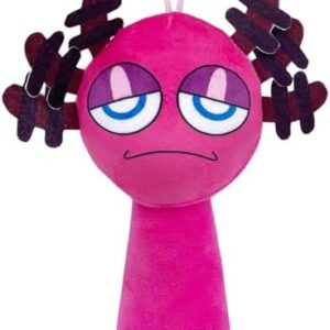 عروسک Sprunki Pinki مدل Horror Game سایز 7.87 اینچ به همراه بالشتک‌های Wenda و Gray