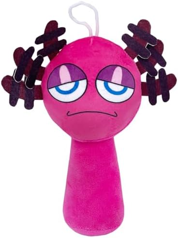 عروسک Sprunki Pinki مدل Horror Game سایز 7.87 اینچ به همراه بالشتک‌های Wenda و Gray