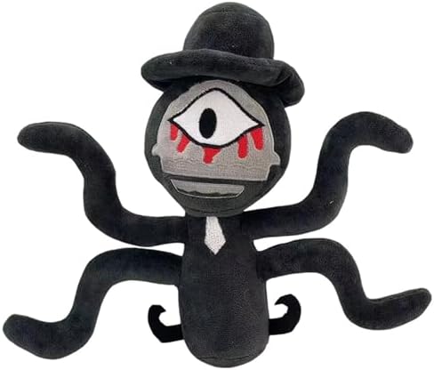 41fUbjPa80L._AC_.jpg عروسک Sprunki مدل Black C سایز 7.87 اینچ – تم ترسناک مخصوص طرفداران بازیهای موزیکال