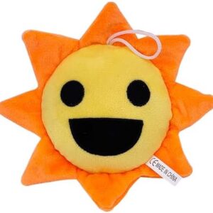 عروسک ترسناک Sprunki مدل Mr.Sun سایز 7.87 اینچ همراه با کوسن‌های Wenda و Gray