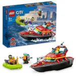لگو قایق آتش نشانی سیتی کد 60373 | LEGO City 60373