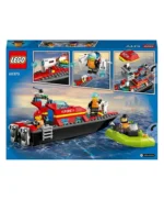 لگو قایق آتش نشانی سیتی کد 60373 | LEGO City 60373 - Image 2