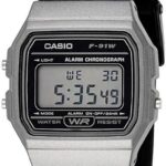 ساعت دیجیتال رزین کاسیو زنانه مدل F-91WM-1BDF با صفحه خاکستری
