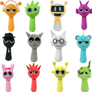 ست 12 عددی کوسن پولیشی شخصیت‌های Sprunki