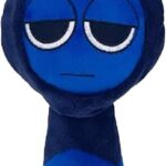 عروسک ترسناک Sprunki Doll مدل Jevin ارتفاع 20 سانتی‌متر به همراه کوسن‌های Sprunky Wenda و Gray