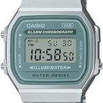 ساعت دیجیتال استیل کاسیو وینتیج مدل Casio A168WA-3AYDF
