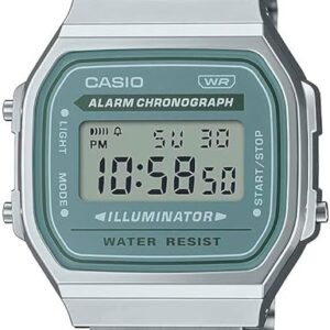 ساعت دیجیتال استیل کاسیو وینتیج مدل Casio A168WA-3AYDF