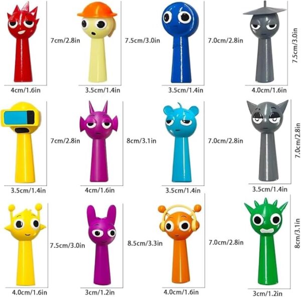 مجموعه فیگور اکشن اسپرانکی Sprunki — اسباب‌بازی خلاقانه و سرگرم‌کننده برای کودکان؛ باکیفیت، آموزشی و درگیرکننده - Image 2