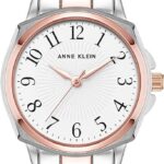 ساعت مچی زنانه آن کلین مدل Bracelet دو رنگ نقره‌ای رزگلد