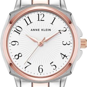 ساعت مچی زنانه آن کلین مدل Bracelet دو رنگ نقره‌ای رزگلد