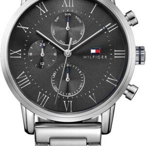 ساعت مچی مردانه تامی هیلفیگر استیل نقره‌ای با صفحه خاکستری مدل 1791397
