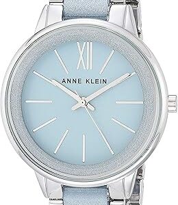 ساعت زنانه آن کلاین مدل AK/1413LBSV کوارتز با بند نقره‌ای و رزین آبی