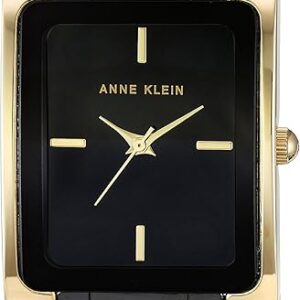 ساعت مچی زنانه آن کلین مدل AK/2952BKGB با بند سرامیکی مشکی و قاب طلایی