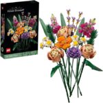 بازی ساختنی LEGO ICONS Flower Bouquet 10280 مدل دسته گل گل‌های تزئینی