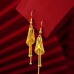 گوشواره آویز زنجیری منگوله‌دار مدل Chain Tassel — 1 جفت (2 تکه)