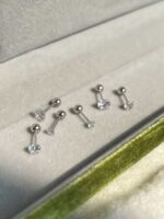 گوشواره میخی Cubic Zirconia Decor — ست 3 تکه - Image 3