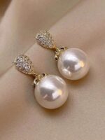 گوشواره مرواریدی بدل مدل Minimalist Elegant — 1 جفت