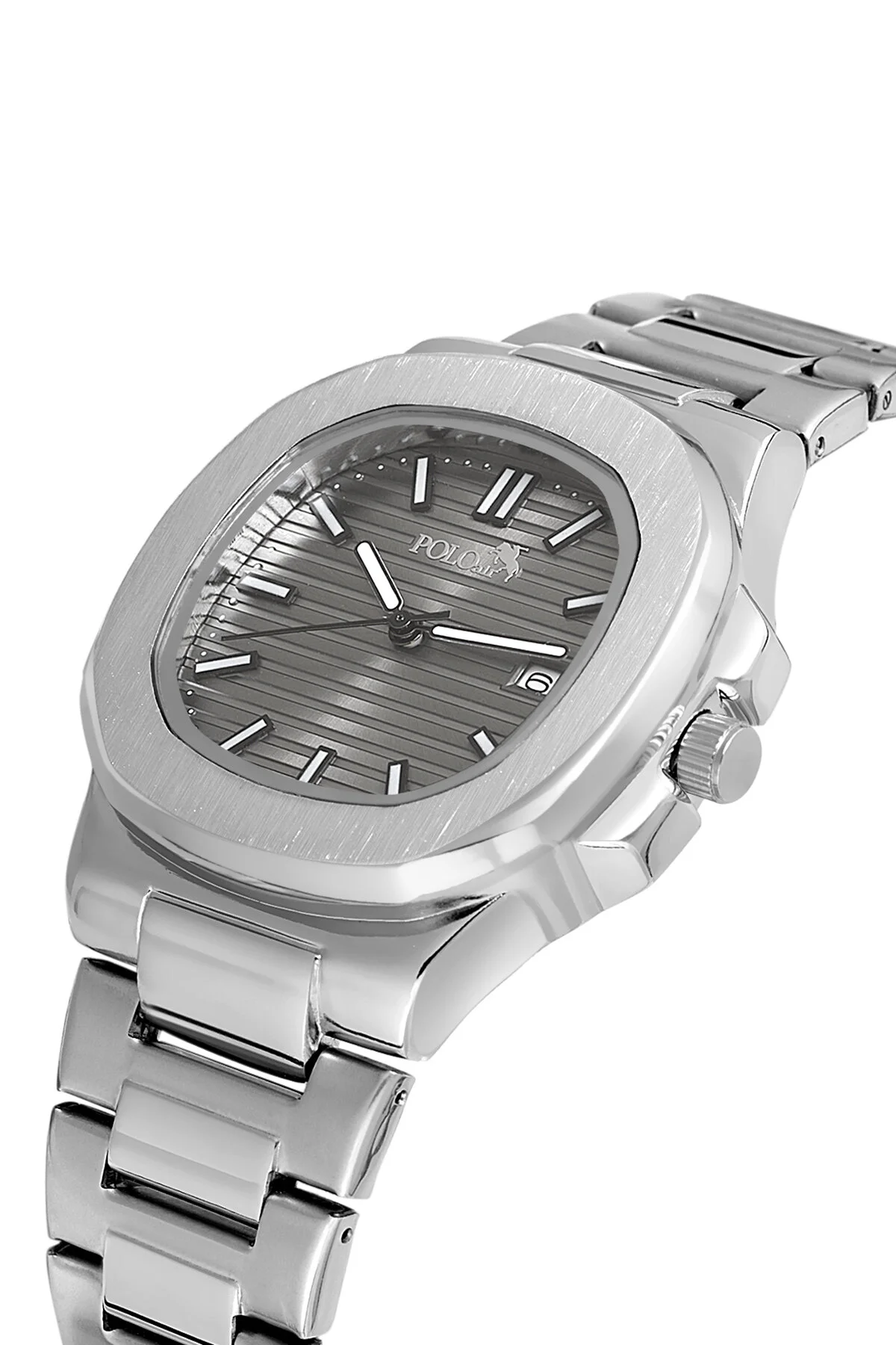 ساعت مردانه Polo Air — قاب مربعی با قفل دوبل و نمایش تاریخ - تصویر 2 ساعت مردانه Polo Air — قاب مربعی با قفل دوبل و نمایش تاریخ - تصویر 2