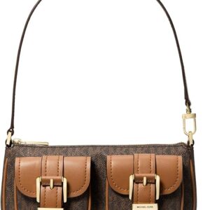 کیف دوشی/کلاچ زنانه مایکل کورس مدل Zoe Small (جزئیات طلایی)