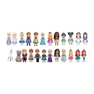 عروسک مینی دیزنی فروزن 7.62 سانتی‌متری، مفصلی و بادوام – مجموعه متنوع پرنسس‌ها