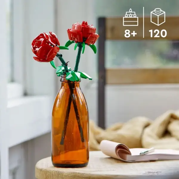 بسته ساختنی LEGO Iconic Roses 40460 – 120 قطعه مدل رز دکوری - تصویر 3