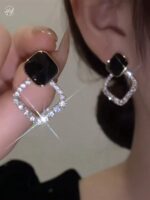 گوشواره میخی مدل Double Rhombus — 1 جفت