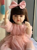 عروسک نوزاد سیلیکونی 22 اینچ نانو کلاسیک - عروسک بازی دخترانه