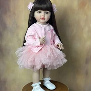 عروسک نوزاد نئو کلاسیک 22 اینچی سیلیکونی کودک واقعی و نرم