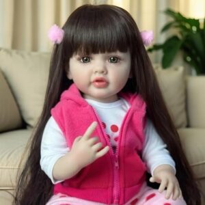دخترک عروسک نوزاد واقعی ۲۲ اینچی از جنس وینیل نرم