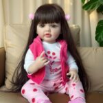 دخترک عروسک نوزاد واقعی ۲۲ اینچی از جنس وینیل نرم