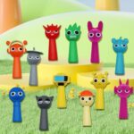 مجسمه های مینیاتوری S-prunki - مجموعه 12 عددی Figurine PVC با طراحی جذاب