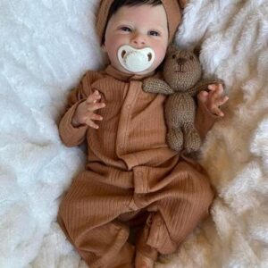 عروسک نوزاد نانو کلاسیک 18 اینچ با بدن نرم و موهای طبیعی