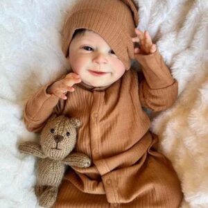 عروسک نوزاد نانو کلاسیک 18 اینچ با بدن نرم و موهای طبیعی