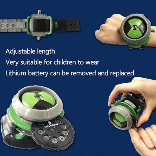 ساعت بن 10 مدل Omnitrix مناسب برای کودکان با پروژکتور - Image 7