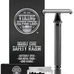 راهنمای اصلاح مردانه SHAVING REVOLUTION - تیغ ایمنی دوطرفه با 10 تیغه استیل ضدزنگ