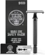 راهنمای اصلاح مردانه SHAVING REVOLUTION - تیغ ایمنی دوطرفه با 10 تیغه استیل ضدزنگ