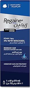 ریگین (Regaine) فوم تقویت رشد مو ۵% - درمان پیشرفته ریزش مو برای مردان