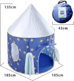 چادر بازی فضایی AM ANNA مدل Rocket Ship برای کودکان - چادر بازی پرتابی - Image 5