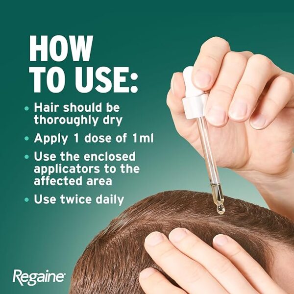 محلول ماینوکسیدیل 2% ریگین برای مردان و زنان Regaine 2% Minoxidil - Image 5